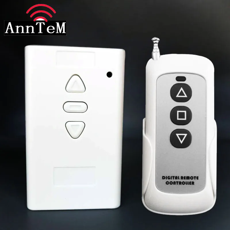 

DC 12V 24V 36V Motor Remote Control Switch Motor Forwards Reverse Up Down Stop RF less Controller Limited Switch Manual