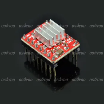 

Reprap A4988 Stepper Motor Driver Module with Aluminum Heat Sink for Ramps 1.4 3D printer 10pcs/lot