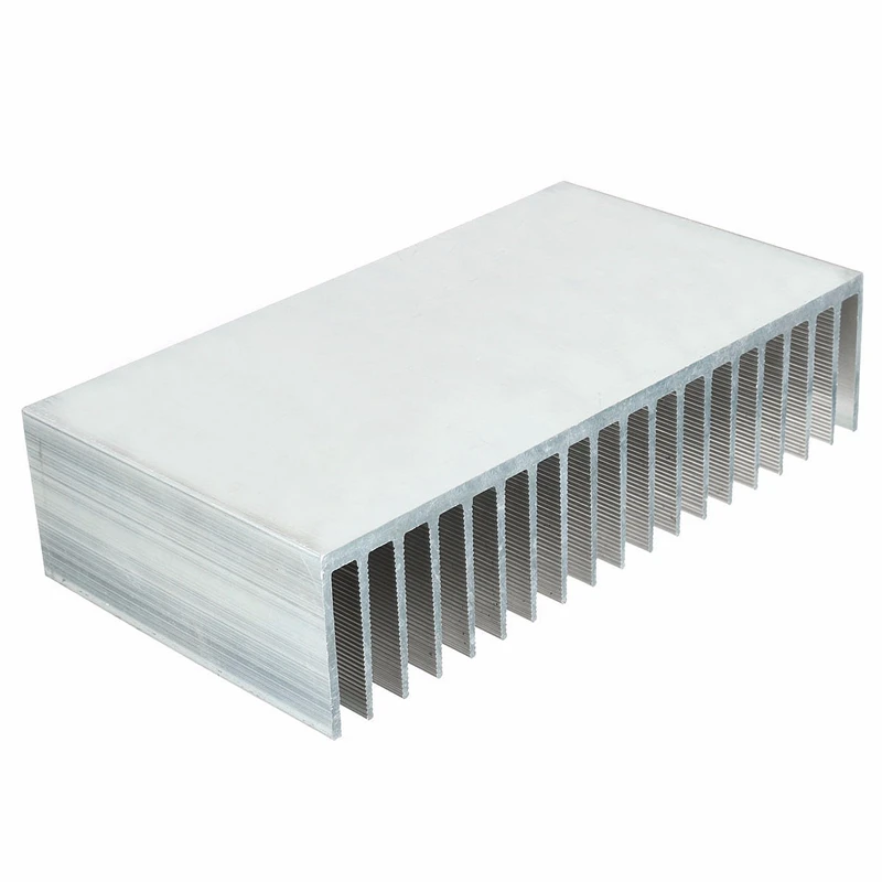 

Heat Dissipation Aluminum Heat Sink Radiator Heatsink High Power LED Amplifier Transistor For IC Electronic Chipset 182x100x45mm