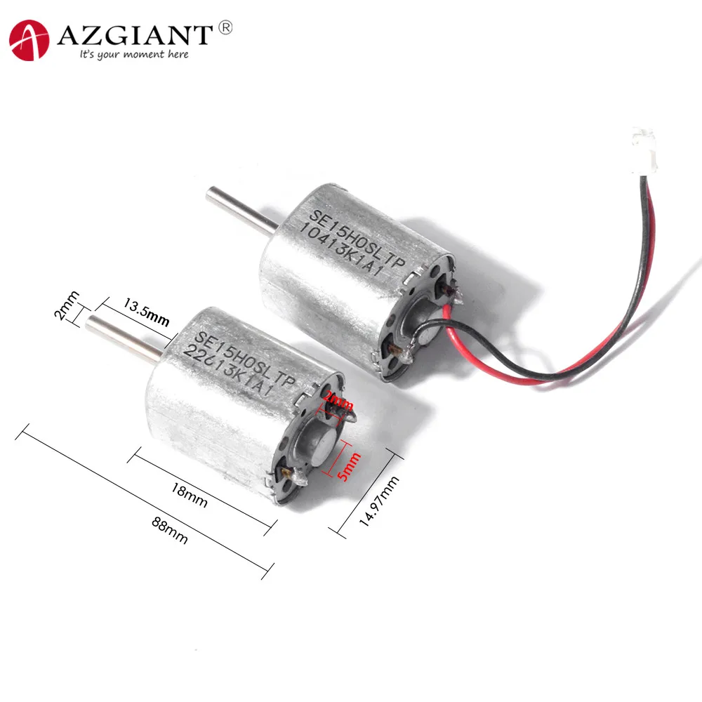 

6-24V Precision Square DC Six-pole Rotor Car Folding Rearview Mirror Motor Door Lock Motor SE15H0SLTD