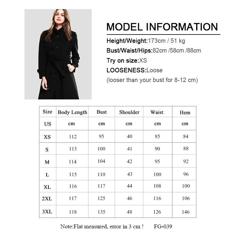 ESCALIER дизайн Vogue зимнее женское пальто черное шерстяное пальто с большим меховым воротником теплая верхняя одежда пальто с поясом