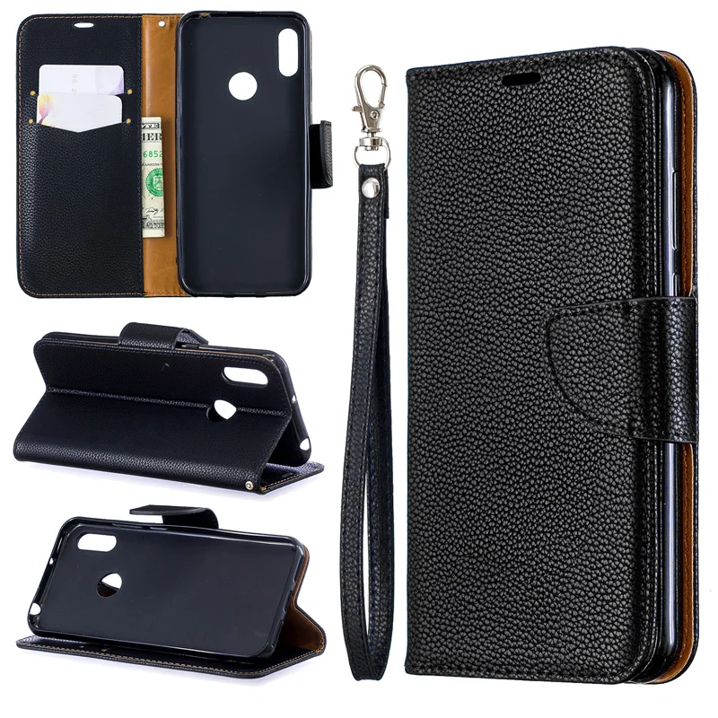

Litchi Flip Leather Phone Case For Honor 8A 8S 7A Pro 7C 7S Cover Wallet Bag Capa For Huawei Y6 Y7 Prime Y5 2019 2018 Case Book