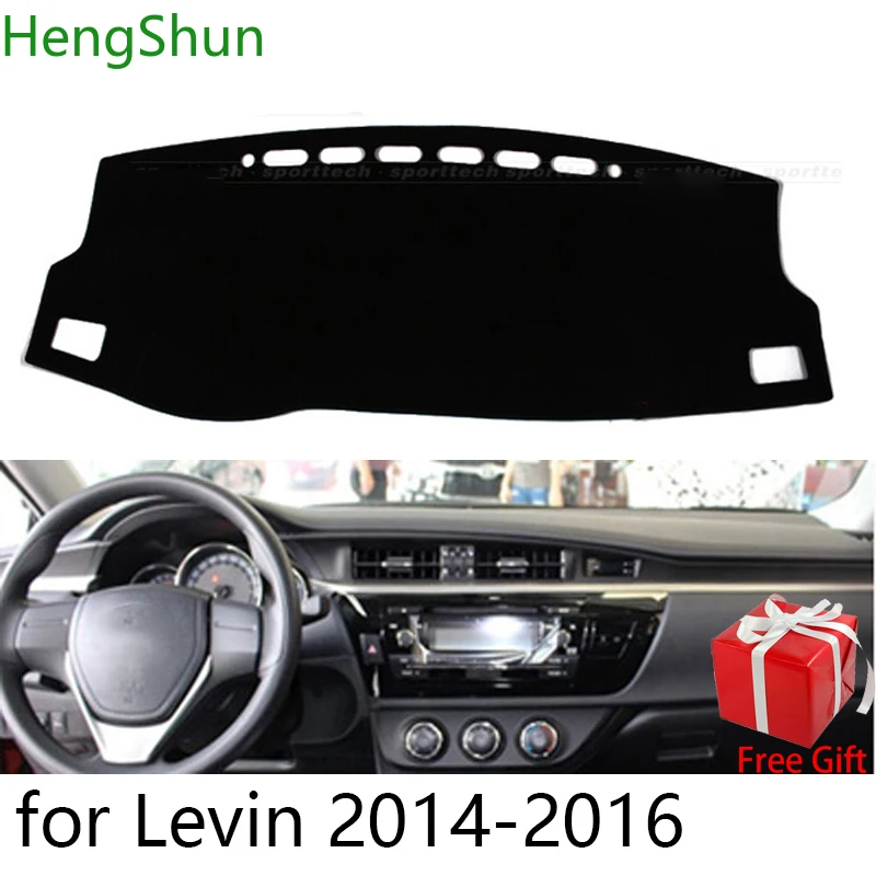 

For Toyota levin 2014 2015 2016 2017-2019 Car Styling Dash Mat Dashmat Dashboard Sticker Cover Sun Shade Dash Board Cover Carpet