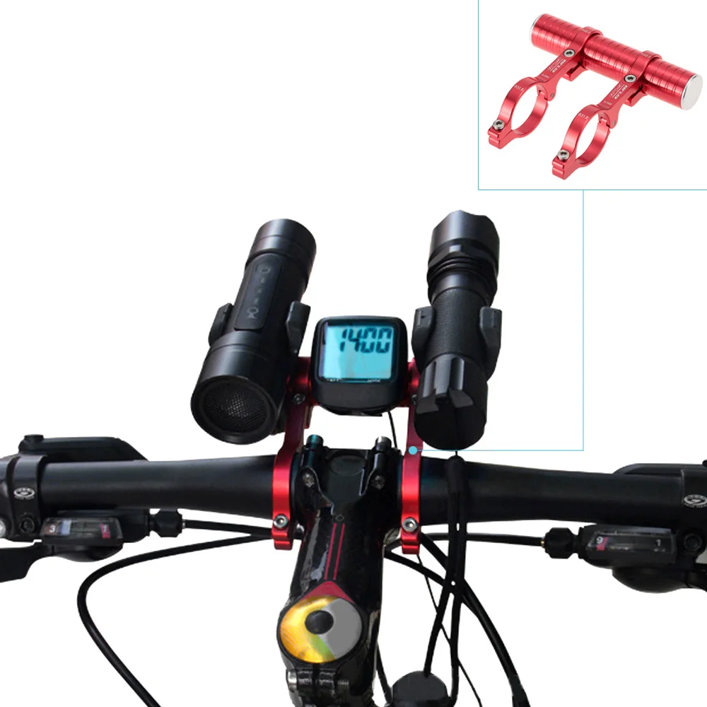 GUB 8mm Bike Double Handlebar Extension Mount Bracket Road Bicycle
