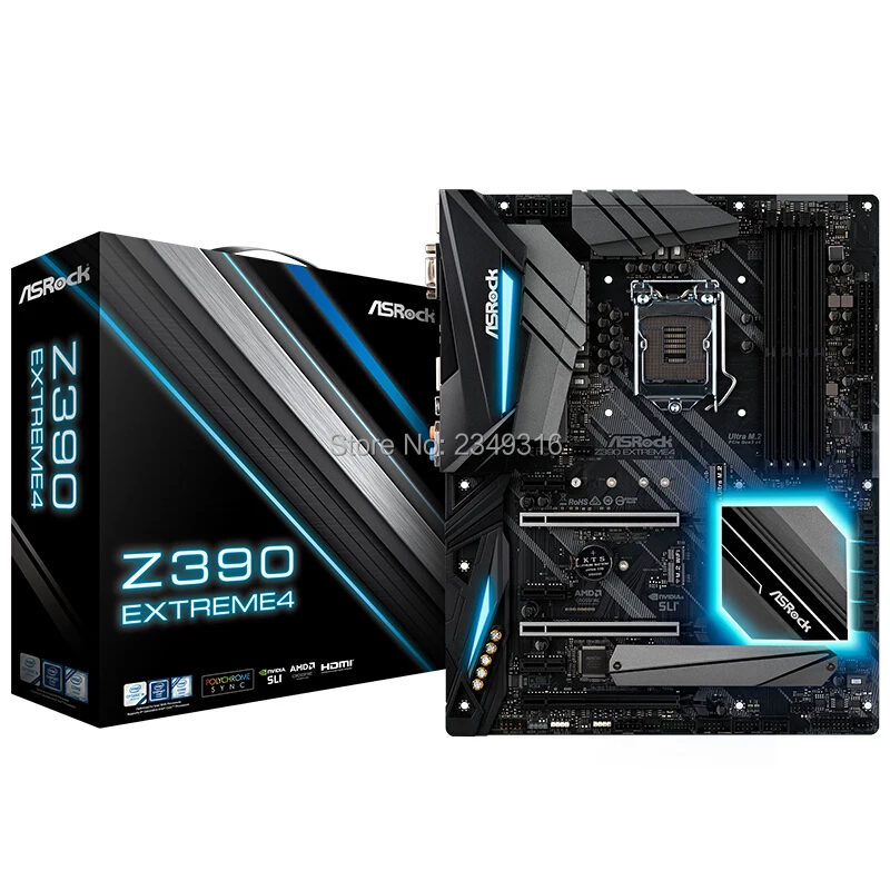 Новинка для ASRock Z390 Extreme4 использоваться для настольных ПК 1151 материнская плата Z390 гнездо LGA1151 DDR4 SATA3 USB3.0 M.2