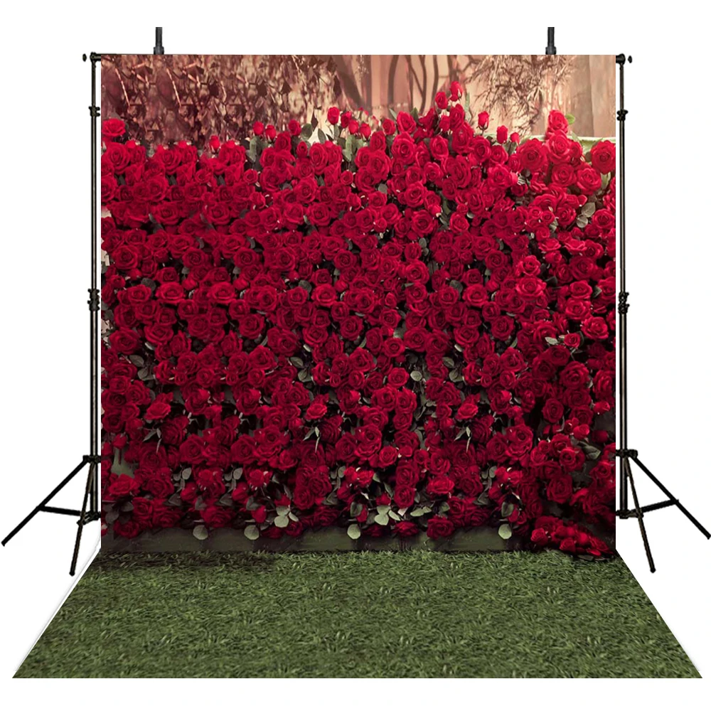 Fondo de fotografía de boda fondo de flores rosas para fotografía fondo