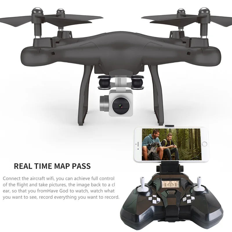 SMRC S10 Professional drone rc quadcopter drone with HD camera APP Control Real-time Transmission3D Flips One Key Take off