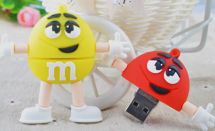 Usb флеш-накопитель с рисунком шоколада M& M, флеш-карта памяти, флеш-накопитель 32 ГБ, Usb флешка 64 ГБ, флешка 128 ГБ 16 ГБ 8 ГБ, флеш-накопитель, лучший подарок