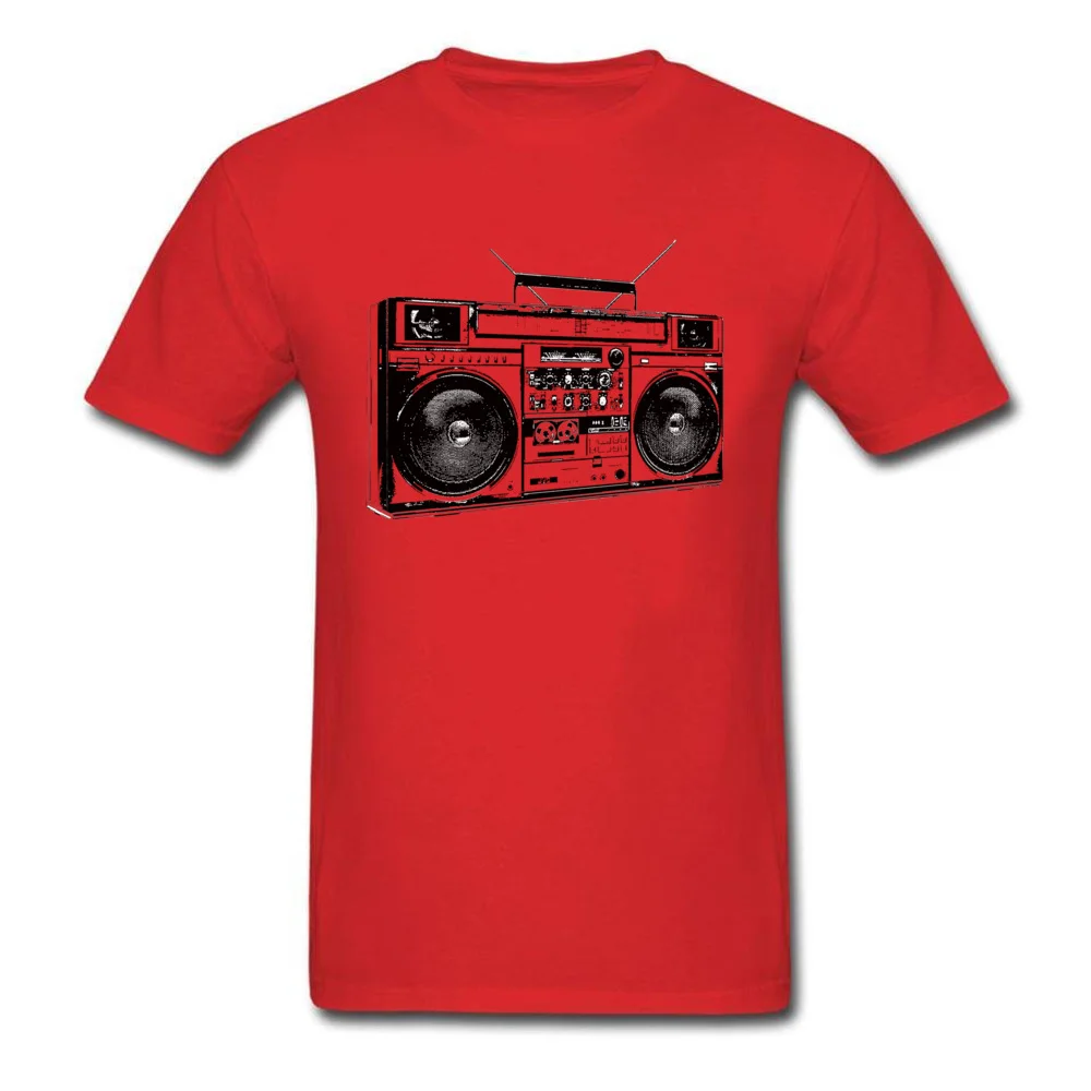 Boom Box Times Family Short Sleeve T Shirt April FOOL DAY O Neck Cotton Men Top T-shirts Family T-shirts 2018 New Fashion Boom Box Times red
