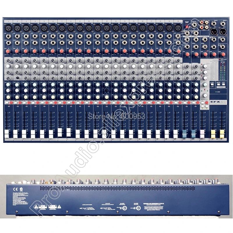 Professional EFX20 20 Channel Pro Karaoke Microphones Mixer 48V Sound Mixing Console Professional EFX20 20 Channel Pro Karaoke Microphones Mixer 48V Sound Mixing Console