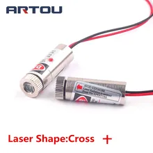 1 шт. 650nm 5 мВт красный крест Лазерная линия модуль стекло объектив Фокусируемый промышленный класс