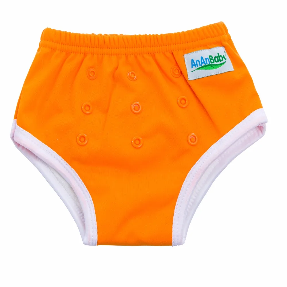 Водонепроницаемые моющиеся Мягкие Детские тренировочные штаны; детские штаны; Пул+ трикотажная ткань; дышащие Многоразовые детские подгузники; HA021