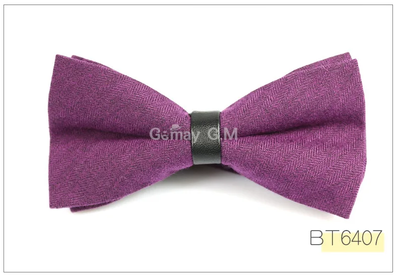 Хлопок и шерсть Bowties для Мужская мода Галстуки Регулируемая Для мужчин S Лук Галстуки классический предварительно связали галстук-бабочка тонкий Gravatas