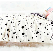 3 шт./компл. черно-белый стиль детское постельное белье звезда полоса волна точка решетки крест дизайн детские постельные принадлежности набор для новорожденного ребенка Пододеяльник
