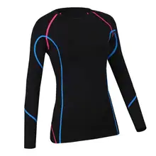 Женская быстросохнущая длинная футболка, брендовые топы, одежда для упражнений, бега, йоги, футболка для тренировок, фитнеса, занятий спортом, футболки, одежда V109