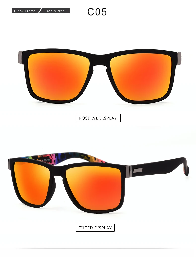 Брендовые дизайнерские поляризационные солнцезащитные очки, мужские очки для вождения, Мужские Винтажные Солнцезащитные очки, летние зеркальные очки Spuare UV400 Oculos