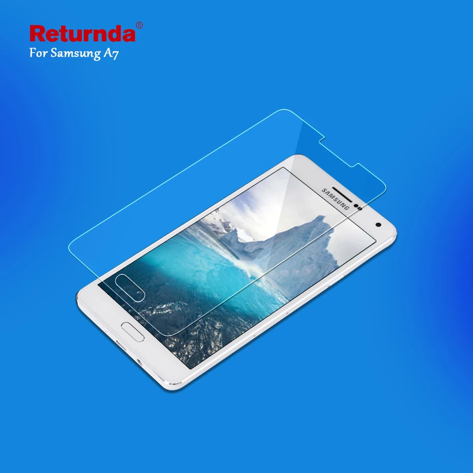 Взрывозащищенное Закаленное Стекло 9H 0 28 мм 2.5D для Samsung Galaxy A5 2016 A5108 A7 A8 A9 i8552