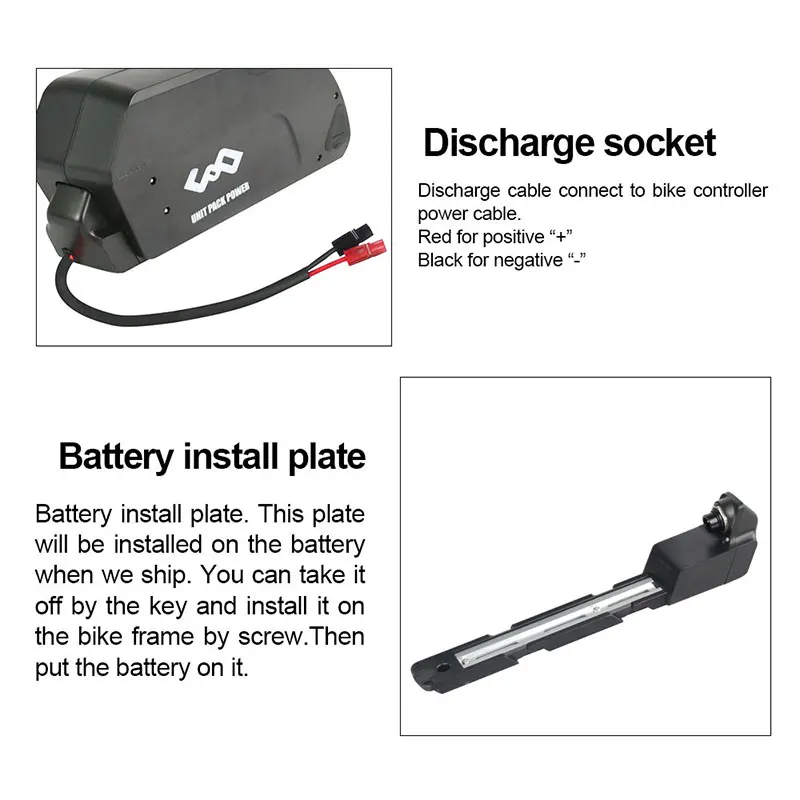 Perfect 13S Sanyo Cell Ebike Battery 48V 17.5Ah Tiger Shark Electric Bicycle Lithium ion Battery with 30A BMS 2A Charger 8