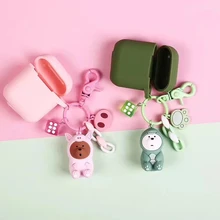 Cartoon Soft Silicone Box For Apple Airpods Protective Cover Bluetooth Wireless Shockproof Shell For Earphone Airpod Case.