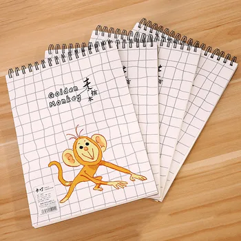 

1pcs BZNVN South Korea stationery A4 animal series white cardboard coil drawing graffiti 50 page sketch this K0020