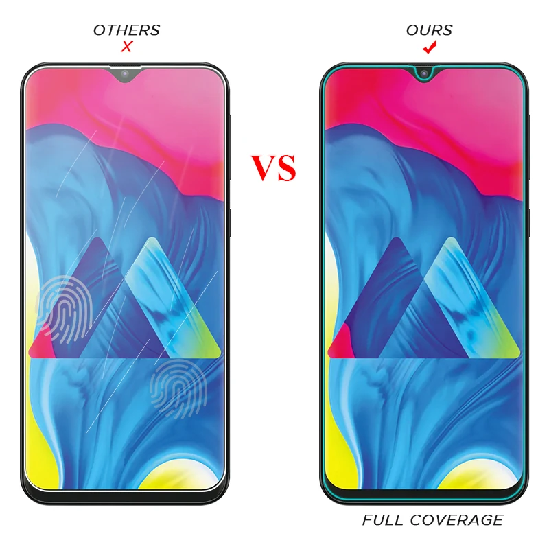 Для Samsung Galaxy A30 A40 A50 A60 A70 Закаленное стекло протектор экрана M10 M20 A10 A20A6 A8 J4 J6 2018 A3 A5 A7