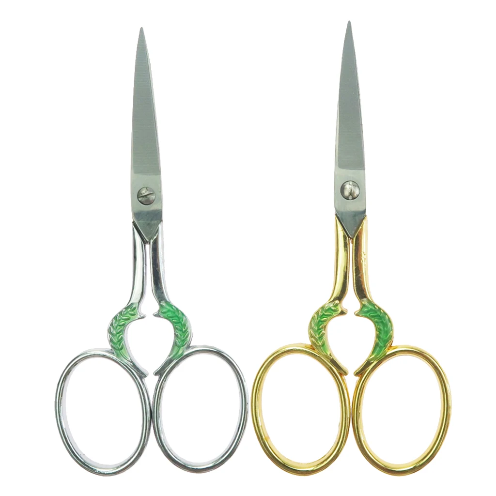 

fityle 1Pcs Vintage Sewing Scissors for Embroidery Dressmaking Fabric Cutting Tools 4.1'