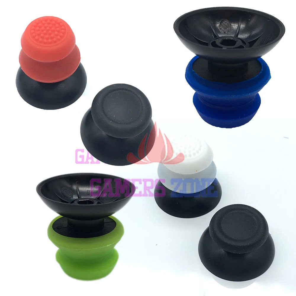 

2PCS Enhanced Silicone Analog Controller Thumb Stick Grips Cap Skin Cover height grips for PS4 PS3 XBOX XBOX360 Controller