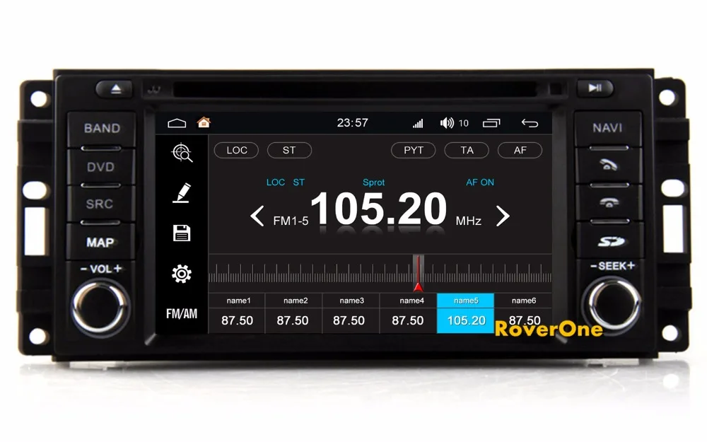 Excellent Android 8.0 Octa Core Car Radio DVD GPS Navigation For Dodge Avenger Challenger Charger Dakota Durango Grand Caravan Journey 8