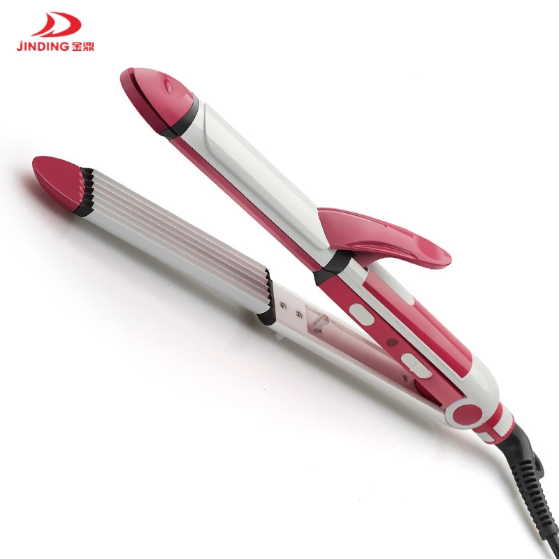 

Multi-functional Curler & Straightener Professional Electric Hair Style DeviceTourmaline Ceramic Curling & Straightening Irons