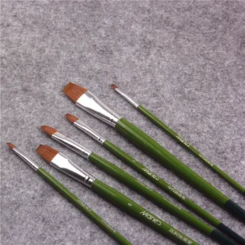 6Pcs/Set weasel hair flat head short rod row pen gouache watercolor brush painting propylene oil paint brush artist Art Supplies
6Pcs/Set weasel hair flat head short rod row pen gouache watercolor brush painting propylene oil paint brush artist Art Supplies