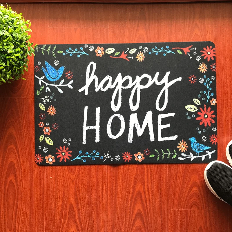 Entrance Doormat Funny Creative Doormat Happy Home Sweet Home Door Mat For  Indoor Outdoor Rubber Door Mat Outdoor Welcome Mat - AliExpress