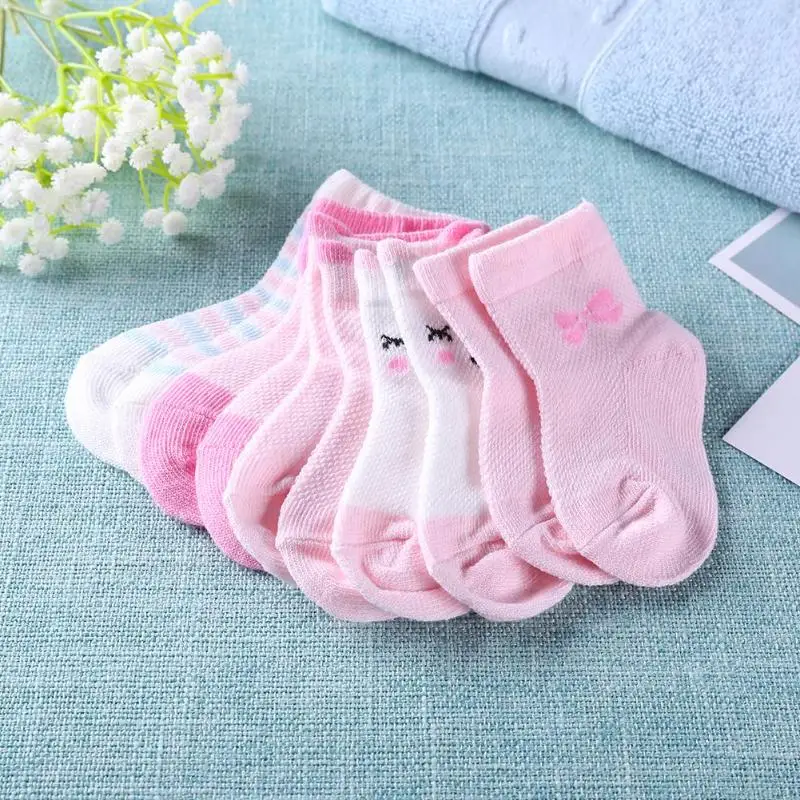 5 пар/компл. Носки для новорожденных детей мягкие детские хлопковые носки для малышей в полоску; для детей с героями мультфильмов обогреватель для ног для мальчиков и девочек, аксессуары
