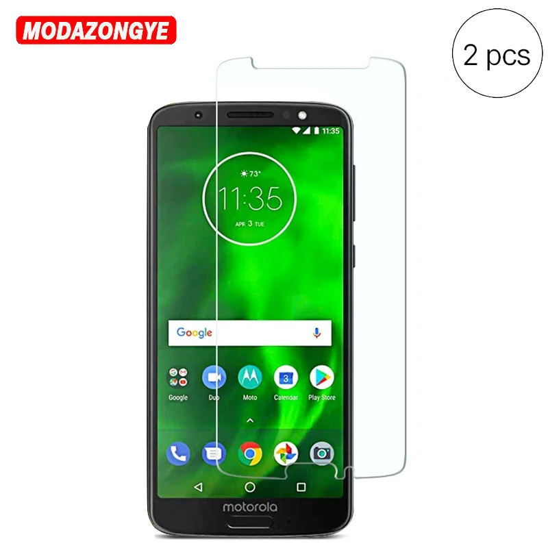 For Motorola Moto G6 Tempered Glass MOTO 2018 Screen Protector Film 9H Protective XT1925 5.7&quot | Мобильные телефоны и