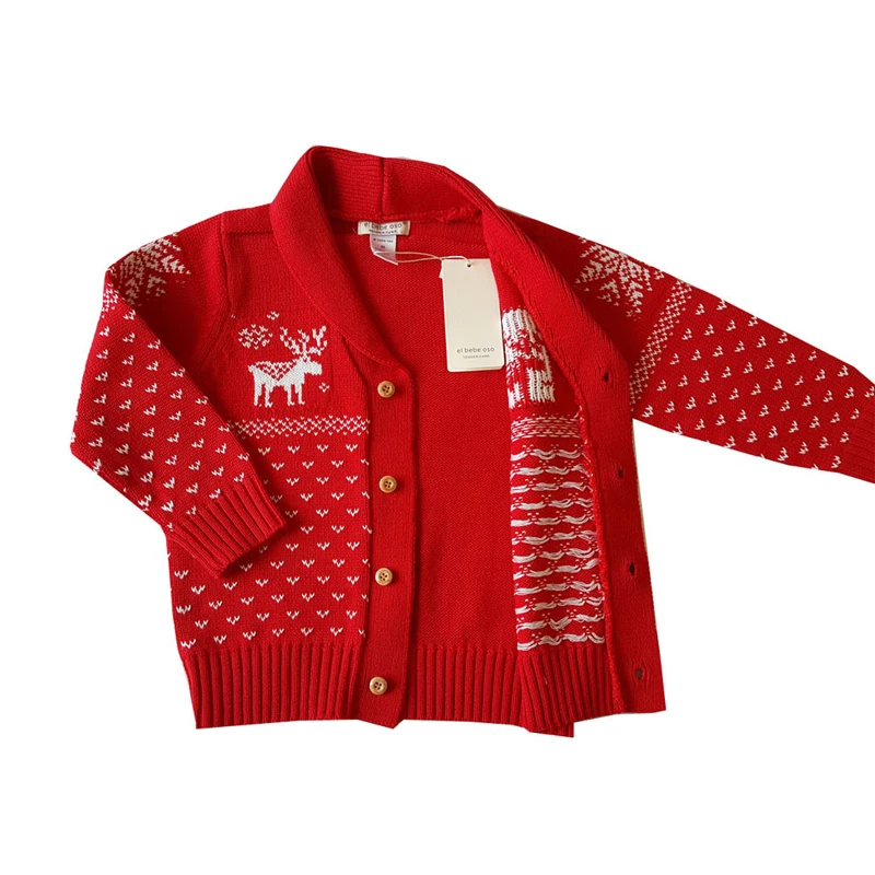 BEKE MATA/рождественские детские свитера зима 2018 KnittedToddler свитер для мальчиков с