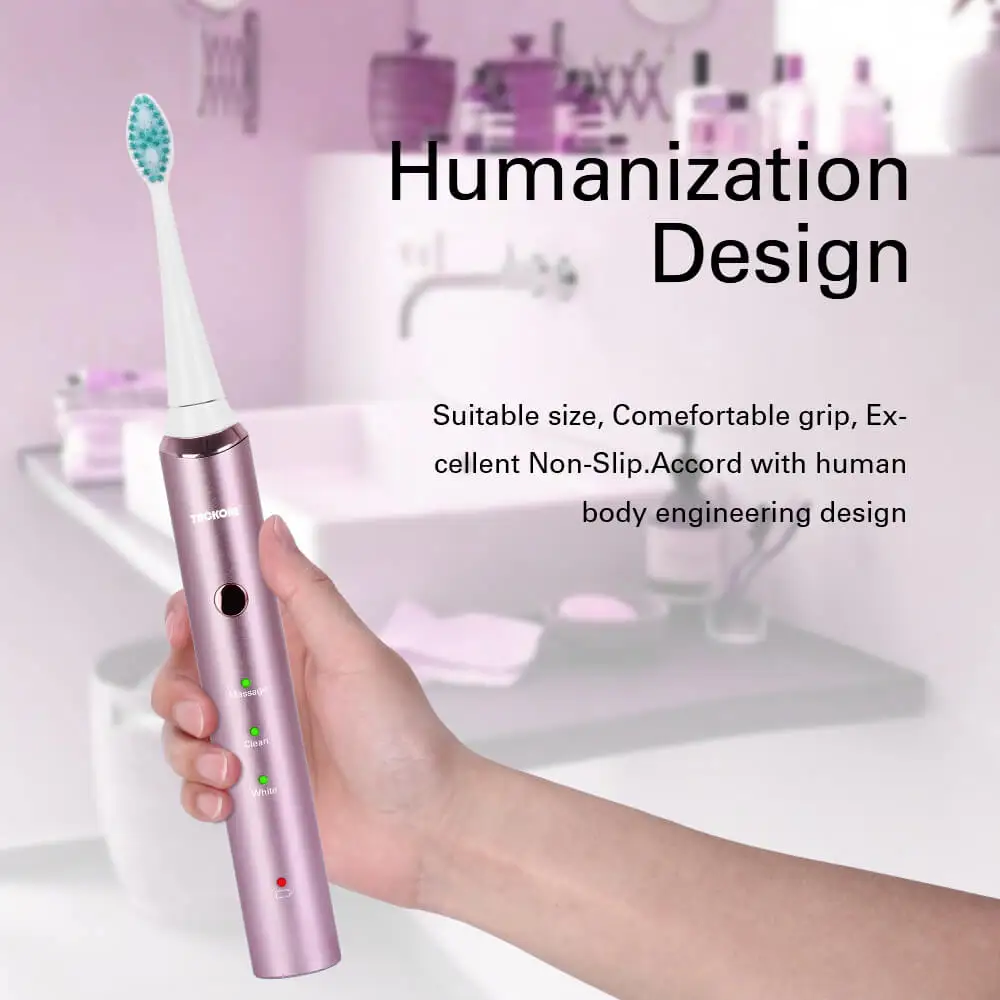 

3-in-1 Fuction Sonic Electric Toothbrush Silicone Facial Cleanser USB Rechargeable Tooth Brush Head Skin Face Cleansing Brush