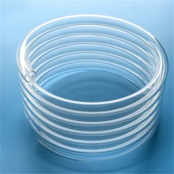 

OD120 ID100 clear helical quartz tube for heater tube and quartz muffle