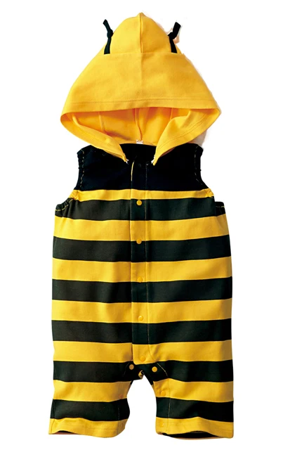 

Baby Rompers 2019 New Baby Clothing Girls Cute Cartoon Bee Casual Hooded Jumpsuit Newborn Baby Rompers Boys Clothes