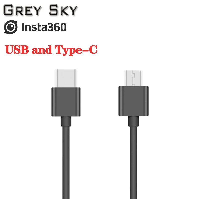 Кабель-адаптер(Micro USB или Тип usb-C) или входит 1x с эффектом приближения C зарядкой Micro-USB Lightning Кабель для Insta360 один Android