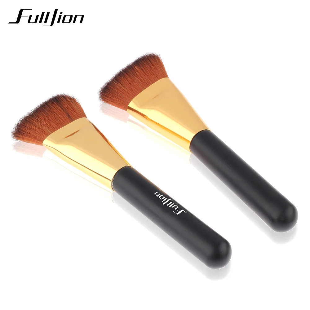 Fulljion 1pcs Flat Top Makeup Brushes Soft Smooth Foundation Cosmetic
