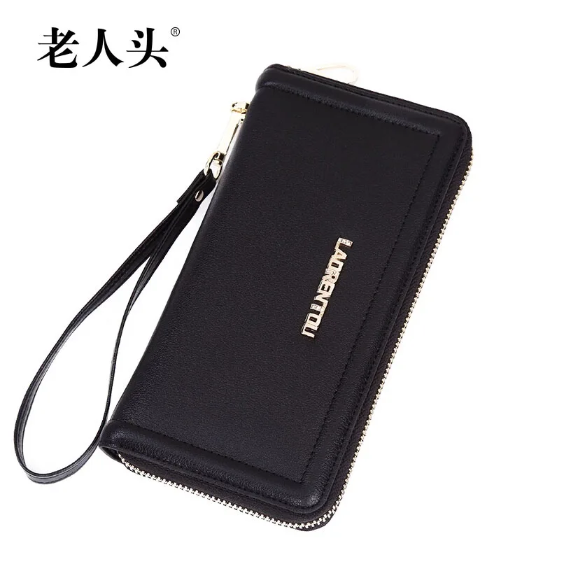

2017 New LAORENTOU brand women leather bag Top Quality cowhide fashion Purse women clutch bag