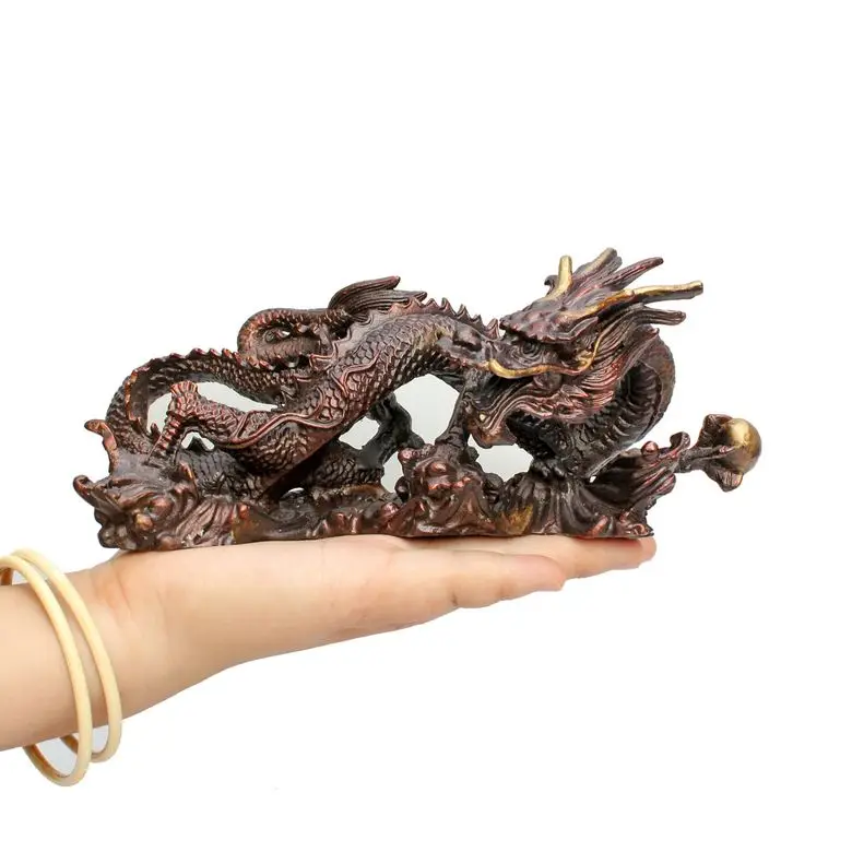 

Pure copper dragon decoration brass martial law home decoration gift