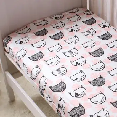 cat crib sheets