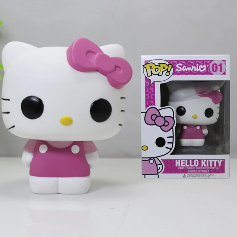 

Funko Pop Hello Kitty Action Figure Toy Japan Anime Collections Toys Kids Gifts With Nice Package #F