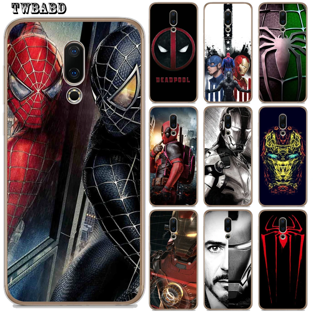 

Marvel Venom Deadpool iron Man For Fundas Meizu M6 16th for Meizu M5 Mini M5c M5s M3S M3 M5 M6 Note M6 Pro6 U10 U20 bumper