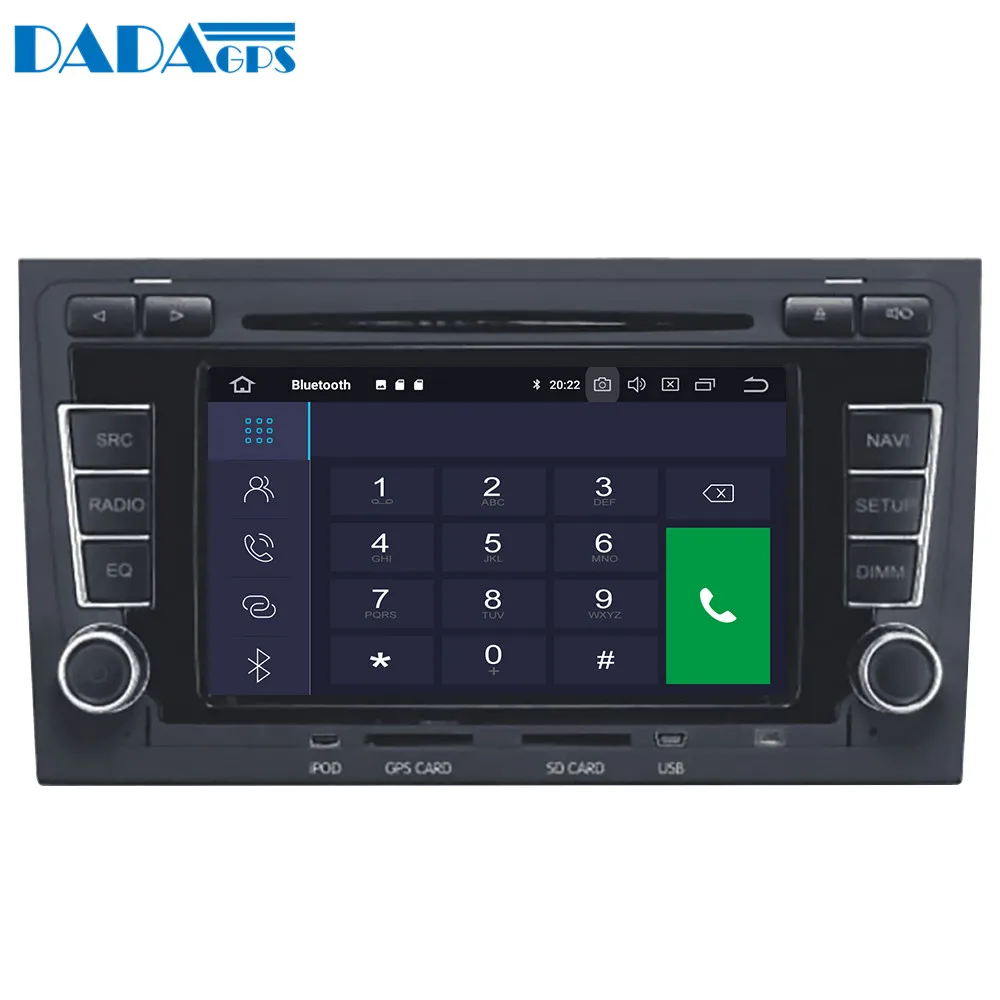 Clearance Android 9.0 4+64GB px5 Built-in DSP Car multimedia DVD Player GPS Radio For Audi A4 S4 RS4 2003-2012 GPS Navigation stereo Video 8