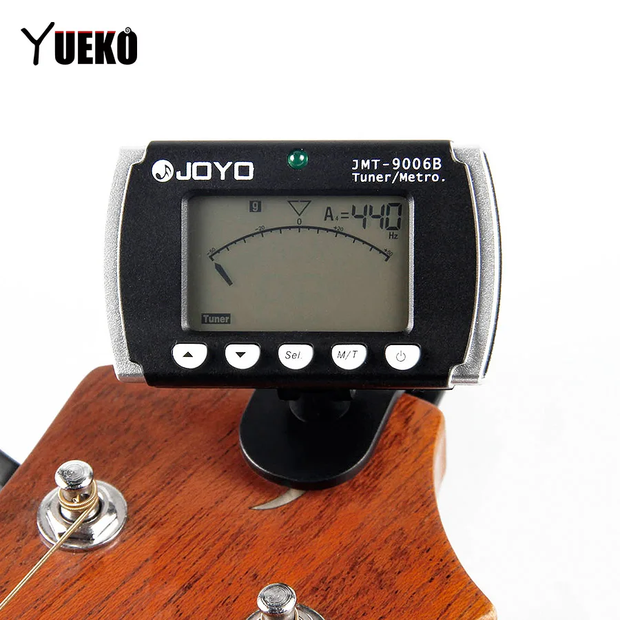 YUEKO Guitar Tuner JMT 9006B Digital Clip on Tuner Metronome Tuning for