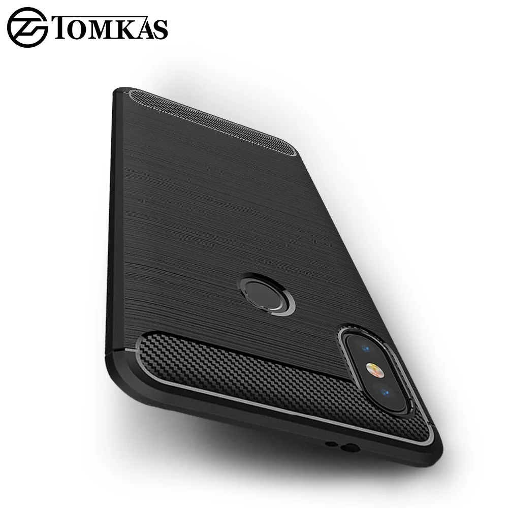 Tomkas мягкий чехол из ТПУ для Xiaomi mi 6X силиконовый роскошный полный Чехол Max 2 красный
