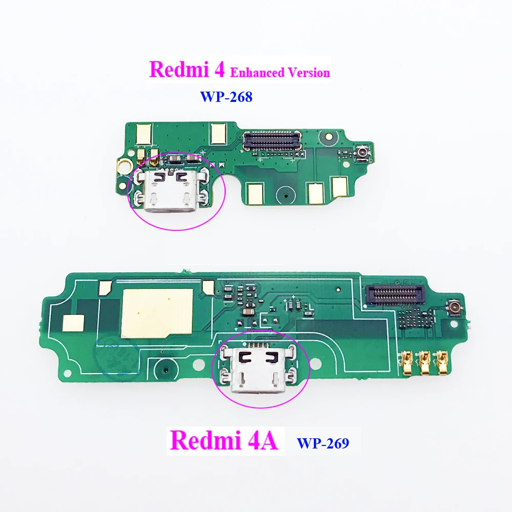 2 шт. для Xiaomi 4S 5S 5C 5 Mix Redmi 4 4A 4X Note 4 Note 4X порт зарядки Micro USB для подключения зарядного устройства микрофон с гибким кабелем доска