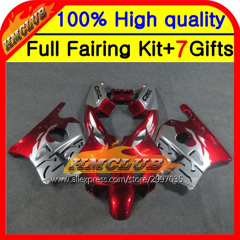 

Body For HONDA dark red MC19 86-89 CBR250RR 86 87 88 89 HM#53 CBR250 RR CBR 250RR 1986 1987 dark red silver 1988 1989 Fairing