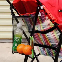 Новый 2 предмета детские автомобильные Портативный висит коляска сумка для переноски Вышивка Крестом Пакет Младенческая коляски сетки